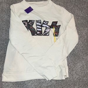 kiss crewneck size small